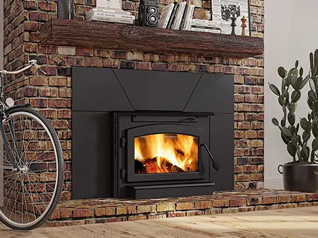 Ambiance Live Edge Timber Non-combustible Mantel